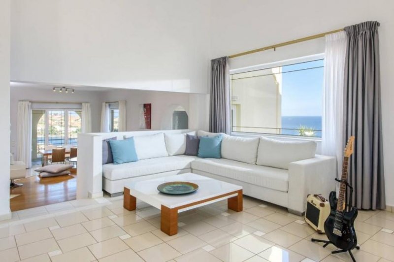 Agia Pelagia Kreta, Agia Pelagia: Luxusvilla mit herrlichem Meerblick in der Nähe von Heraklion zu verkaufen Haus kaufen